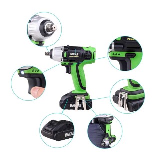 Κρουστικό Επαναφορτιζόμενο Μπουλονόκλειδο 1/2 180 Nm 18V Bakaji 805... Κρουστικό Επαναφορτιζόμενο Μπουλονόκλειδο 1/2 180 Nm 18V Bakaji 805...