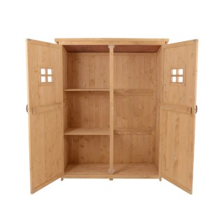 Ξύλινη Αποθήκη Κήπου 127.5 x 50 x 164 cm Outsunny 845-210 Ξύλινη Αποθήκη Κήπου 127.5 x 50 x 164 cm Outsunny 845-210