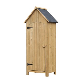 Ξύλινη Αποθήκη Κήπου 77.5 x 54.2 x 179.5 cm Outsunny 845-246ND Ξύλινη Αποθήκη Κήπου 77.5 x 54.2 x 179.5 cm Outsunny 845-246ND