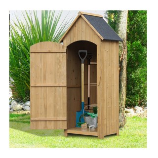 Ξύλινη Αποθήκη Κήπου 77.5 x 54.2 x 179.5 cm Outsunny 845-246ND