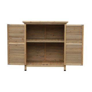 Ξύλινη Αποθήκη Κήπου 87 x 46.5 x 96.5 cm Outsunny 845-248 Ξύλινη Αποθήκη Κήπου 87 x 46.5 x 96.5 cm Outsunny 845-248