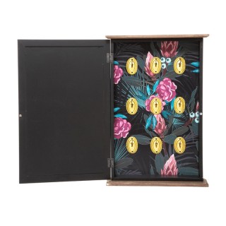 Ξύλινη Κλειδοθήκη Τοίχου 9 Θέσεων 22.5 x 7.5 x 38.7 cm Flower Atmos... Ξύλινη Κλειδοθήκη Τοίχου 9 Θέσεων 22.5 x 7.5 x 38.7 cm Flower Atmos...