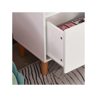 Ξύλινη Παιδική Βιβλιοθήκη με 4 Ράφια και 1 Συρτάρι 50 x 30 x 142 cm... Ξύλινη Παιδική Βιβλιοθήκη με 4 Ράφια και 1 Συρτάρι 50 x 30 x 142 cm...