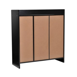 Ξύλινη Παπουτσοθήκη με 1 Ντουλάπι και 4 ράφια 83 x 30 x 90 cm Χρώμα...