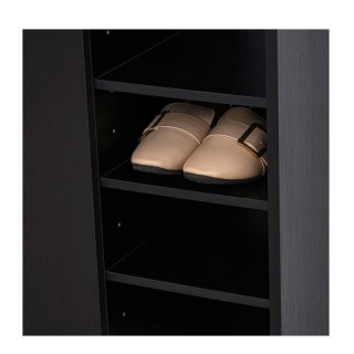 Ξύλινη Παπουτσοθήκη με 1 Ντουλάπι και 4 ράφια 83 x 30 x 90 cm Χρώμα...