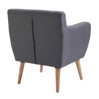 Ξύλινη Πολυθρόνα 68 x 58.5 x 76 cm Χρώματος Γκρι HOMCOM 833-525GY Ξύλινη Πολυθρόνα 68 x 58.5 x 76 cm Χρώματος Γκρι HOMCOM 833-525GY