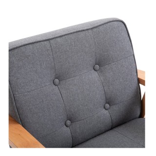 Ξύλινη Πολυθρόνα 70 x 64.5 x 70 cm HOMCOM 833-664 Ξύλινη Πολυθρόνα 70 x 64.5 x 70 cm HOMCOM 833-664