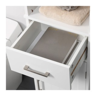 Ξύλινη Στήλη Μπάνιου με 1 Ντουλάπι 3 Ράφια και 1 Συρτάρι 34 x 30 x ... Ξύλινη Στήλη Μπάνιου με 1 Ντουλάπι 3 Ράφια και 1 Συρτάρι 34 x 30 x ...