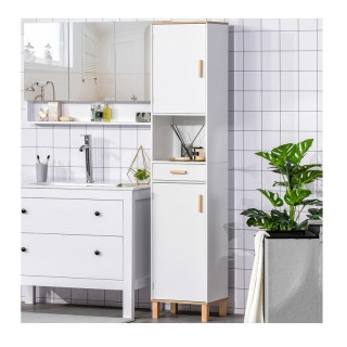 Ξύλινη Στήλη Μπάνιου με 2 Ντουλάπια 1 Συρτάρι και 1 Ράφι 39 x 30 x ... Ξύλινη Στήλη Μπάνιου με 2 Ντουλάπια 1 Συρτάρι και 1 Ράφι 39 x 30 x ...