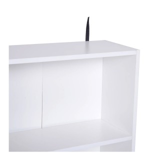 Ξύλινη Βιβλιοθήκη με 5 Ράφια και 1 Ντουλάπι 80 x 23.5 x 118 cm HOMC... Ξύλινη Βιβλιοθήκη με 5 Ράφια και 1 Ντουλάπι 80 x 23.5 x 118 cm HOMC...