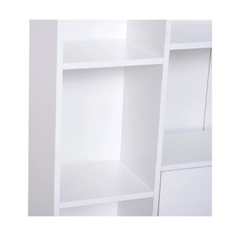 Ξύλινη Βιβλιοθήκη με 5 Ράφια και 1 Ντουλάπι 80 x 23.5 x 118 cm HOMC... Ξύλινη Βιβλιοθήκη με 5 Ράφια και 1 Ντουλάπι 80 x 23.5 x 118 cm HOMC...