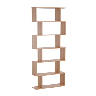 Ξύλινη Βιβλιοθήκη με 6 Ράφια 80 x 23 x 192 cm HOMCOM 833-382BN Ξύλινη Βιβλιοθήκη με 6 Ράφια 80 x 23 x 192 cm HOMCOM 833-382BN