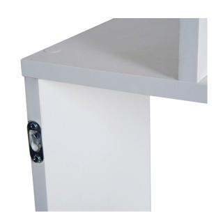 Ξύλινη Βιβλιοθήκη με 6 Ράφια 80 x 23 x 192 cm Χρώματος Λευκό HOMCOM...