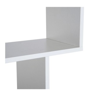 Ξύλινη Βιβλιοθήκη με 6 Ράφια 80 x 23 x 192 cm Χρώματος Λευκό HOMCOM...