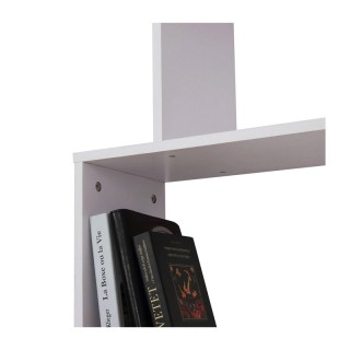 Ξύλινη Βιβλιοθήκη με 6 Ράφια 80 x 24 x 191 cm Χρώματος Λευκό HOMCOM... Ξύλινη Βιβλιοθήκη με 6 Ράφια 80 x 24 x 191 cm Χρώματος Λευκό HOMCOM...