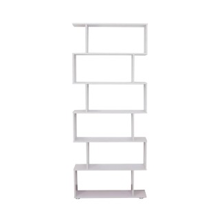 Ξύλινη Βιβλιοθήκη με 6 Ράφια 80 x 24 x 191 cm Χρώματος Λευκό HOMCOM... Ξύλινη Βιβλιοθήκη με 6 Ράφια 80 x 24 x 191 cm Χρώματος Λευκό HOMCOM...