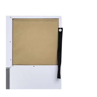 Ξύλινη Βιβλιοθήκη με 8 Ράφια και 4 Υφασμάτινα Κουτιά Αποθήκευσης 54...