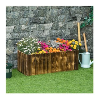 Ξύλινη Ζαρντινιέρα 80 x 33 x 30 cm Outsunny 845-106