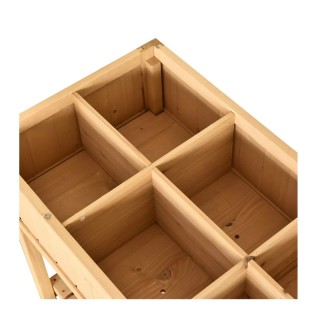 Ξύλινη Ζαρντινιέρα με 8 Θέσεις 120 x 60 x 81 cm Outsunny 845-238 Ξύλινη Ζαρντινιέρα με 8 Θέσεις 120 x 60 x 81 cm Outsunny 845-238