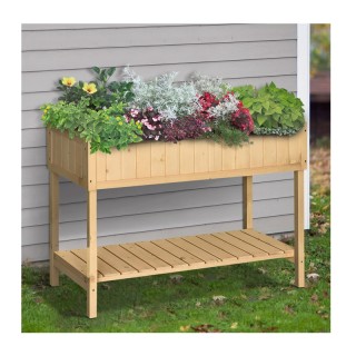 Ξύλινη Ζαρντινιέρα με 8 Θέσεις 120 x 60 x 81 cm Outsunny 845-238 Ξύλινη Ζαρντινιέρα με 8 Θέσεις 120 x 60 x 81 cm Outsunny 845-238