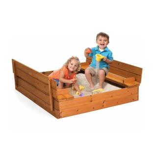 Ξύλινη Τετράγωνη Αμμοδόχος 97.5 x 97.5 x 37 cm Hoppline HOP1000919-1 Ξύλινη Τετράγωνη Αμμοδόχος 97.5 x 97.5 x 37 cm Hoppline HOP1000919-1