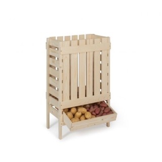 Ξύλινο Έπιπλο Αποθήκευσης για Πατάτες 80 x 30 x 50 cm Idomya 30012225 Ξύλινο Έπιπλο Αποθήκευσης για Πατάτες 80 x 30 x 50 cm Idomya 30012225