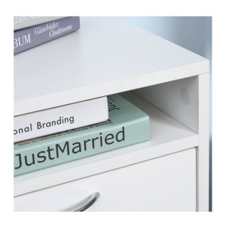 Ξύλινο Έπιπλο Γραφείου με 1 Συρτάρι και 1 Ντουλάπι 40 x 35 x 60 cm ...