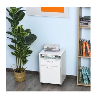 Ξύλινο Έπιπλο Γραφείου με 1 Συρτάρι και 1 Ντουλάπι 40 x 35 x 60 cm ... Ξύλινο Έπιπλο Γραφείου με 1 Συρτάρι και 1 Ντουλάπι 40 x 35 x 60 cm ...