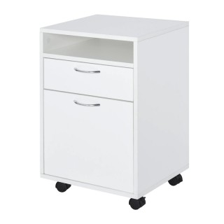 Ξύλινο Έπιπλο Γραφείου με 1 Συρτάρι και 1 Ντουλάπι 40 x 35 x 60 cm ...