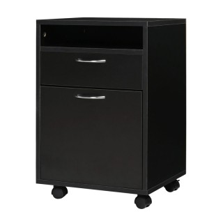 Ξύλινο Έπιπλο Γραφείου με 1 Συρτάρι και 1 Ντουλάπι 40 x 35 x 60 cm ...