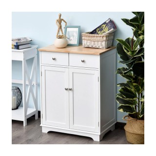 Ξύλινο Έπιπλο με 1 Ντουλάπι και 2 Συρτάρια 68 x 40.3 x 85 cm HOMCOM...