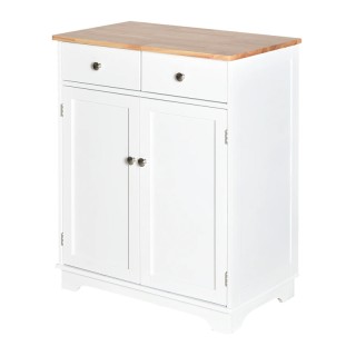 Ξύλινο Έπιπλο με 1 Ντουλάπι και 2 Συρτάρια 68 x 40.3 x 85 cm HOMCOM...