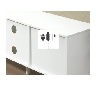 Ξύλινο Έπιπλο Τηλεόρασης 110 x 29 x 46.5 cm HOMCOM 839-099