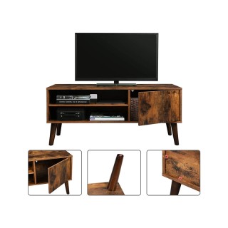 Ξύλινο Έπιπλο Τηλεόρασης 110 x 40 x 49.5 cm Χρώματος Καφέ VASAGLE L... Ξύλινο Έπιπλο Τηλεόρασης 110 x 40 x 49.5 cm Χρώματος Καφέ VASAGLE L...