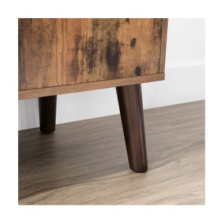 Ξύλινο Έπιπλο Τηλεόρασης 110 x 40 x 49.5 cm Χρώματος Καφέ VASAGLE L... Ξύλινο Έπιπλο Τηλεόρασης 110 x 40 x 49.5 cm Χρώματος Καφέ VASAGLE L...