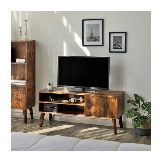 Ξύλινο Έπιπλο Τηλεόρασης 110 x 40 x 49.5 cm Χρώματος Καφέ VASAGLE L... Ξύλινο Έπιπλο Τηλεόρασης 110 x 40 x 49.5 cm Χρώματος Καφέ VASAGLE L...