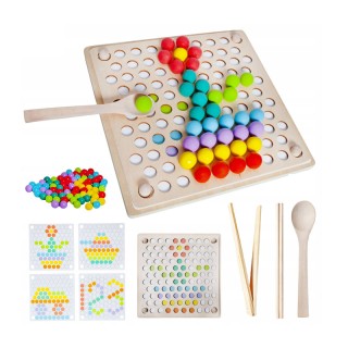 Ξύλινο Επιτραπέζιο Παιχνίδι με Μπάλες SPM 10980