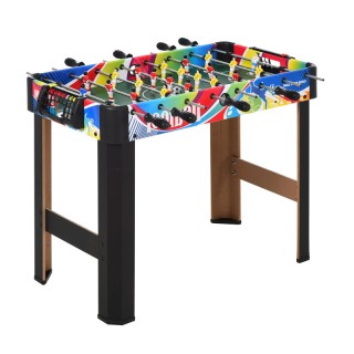 Ξύλινο Επιδαπέδιο Ποδοσφαιράκι με 8 Σειρές 43.5 x 86.5 x 63 cm HOMC...