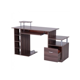 Ξύλινο Γραφείο με Θέση για Υπολογιστή και Πληκτρολόγιο 152 x 60 x 8...