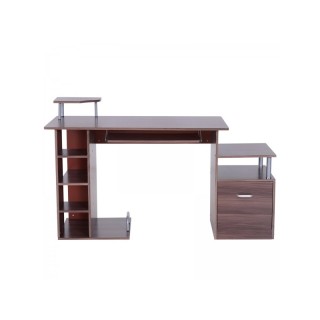 Ξύλινο Γραφείο με Θέση για Υπολογιστή και Πληκτρολόγιο 152 x 60 x 8... Ξύλινο Γραφείο με Θέση για Υπολογιστή και Πληκτρολόγιο 152 x 60 x 8...