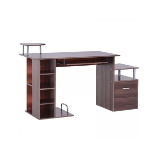 Ξύλινο Γραφείο με Θέση για Υπολογιστή και Πληκτρολόγιο 152 x 60 x 8...