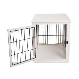 Ξύλινο Κλουβί Σκύλου με 3 Πόρτες 66 x 58.5 x 81 cm PawHut D02-040WT Ξύλινο Κλουβί Σκύλου με 3 Πόρτες 66 x 58.5 x 81 cm PawHut D02-040WT