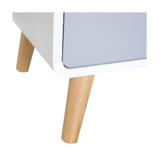 Ξύλινο Κομοδίνο με 1 Συρτάρι και 1 Ράφι 40 x 38 x 58 cm HOMCOM 831-197 Ξύλινο Κομοδίνο με 1 Συρτάρι και 1 Ράφι 40 x 38 x 58 cm HOMCOM 831-197