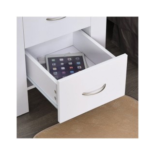 Ξύλινο Κομοδίνο με 2 Συρτάρια 48 x 39 x 54 cm Χρώματος Λευκό HOMCOM... Ξύλινο Κομοδίνο με 2 Συρτάρια 48 x 39 x 54 cm Χρώματος Λευκό HOMCOM...