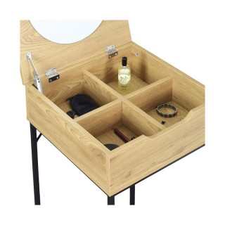 Ξύλινο Μπουντουάρ με Αναδιπλούμενο Καθρέπτη 45 x 45 x 77 cm Χρώματο... Ξύλινο Μπουντουάρ με Αναδιπλούμενο Καθρέπτη 45 x 45 x 77 cm Χρώματο...