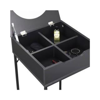 Ξύλινο Μπουντουάρ με Αναδιπλούμενο Καθρέπτη 45 x 45 x 77 cm Χρώματο...