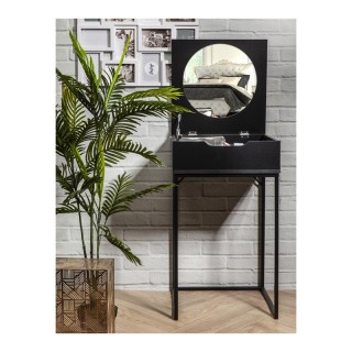 Ξύλινο Μπουντουάρ με Αναδιπλούμενο Καθρέπτη 45 x 45 x 77 cm Χρώματο... Ξύλινο Μπουντουάρ με Αναδιπλούμενο Καθρέπτη 45 x 45 x 77 cm Χρώματο...