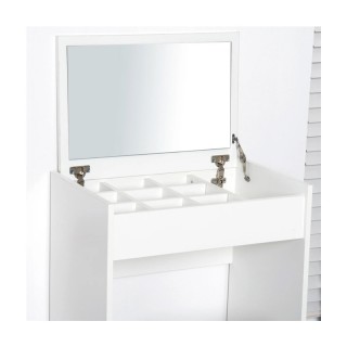 Ξύλινο Μπουντουάρ με Αναδιπλούμενο Καθρέπτη και Σκαμπό 60 x 40 x 79... Ξύλινο Μπουντουάρ με Αναδιπλούμενο Καθρέπτη και Σκαμπό 60 x 40 x 79...