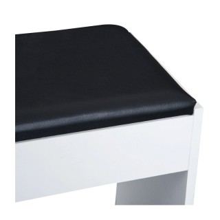 Ξύλινο Μπουντουάρ με Αναδιπλούμενο Καθρέπτη και Σκαμπό 60 x 40 x 79...