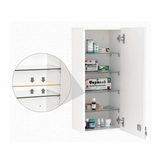 Ξύλινο Ντουλάπι Φαρμακείου 30 x 20 x 70 cm Kleankin 834-339 Ξύλινο Ντουλάπι Φαρμακείου 30 x 20 x 70 cm Kleankin 834-339